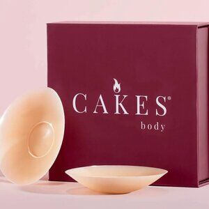 Cakes Sticky Nipple Covers Size B-DD Color Honey